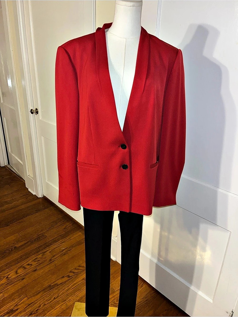 BOSS Hugo Boss âJellanâ Red Blazer US 14 â Bold Tailored Power Jacket